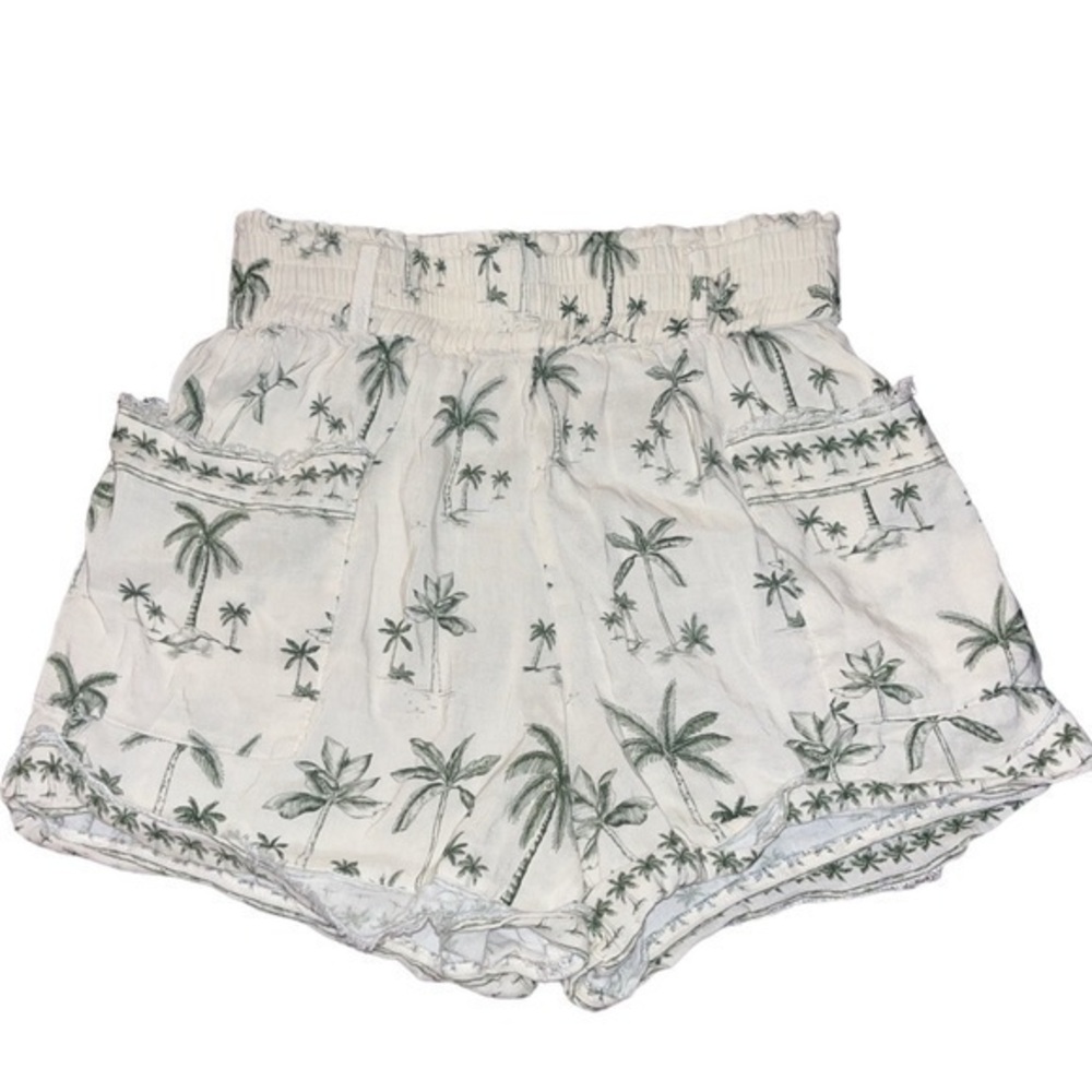 Show Me Your MUMU palm tree shorts S